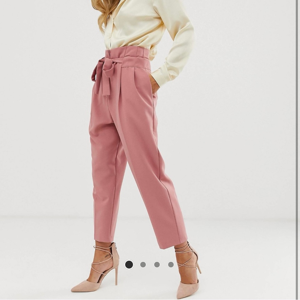 ASOS Tailored Tie Waist Pants